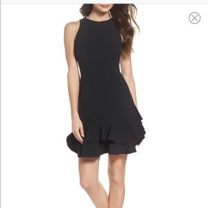 Chelsea 28- black ruffle dress